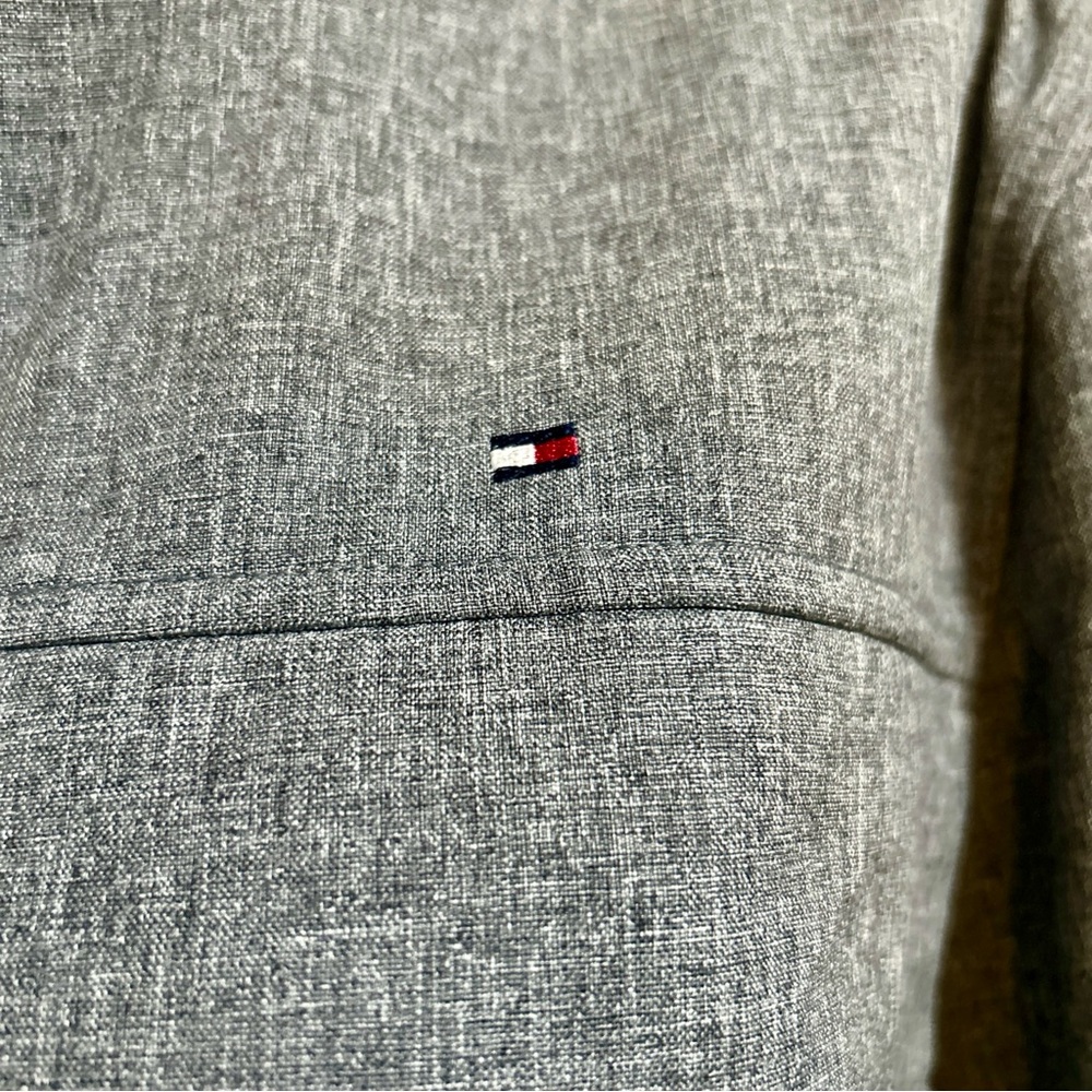 Tommy Hilfiger Men’s XL Gray Winter Jacket Water Resistant Full Zip Pockets - Picture 5 of 12